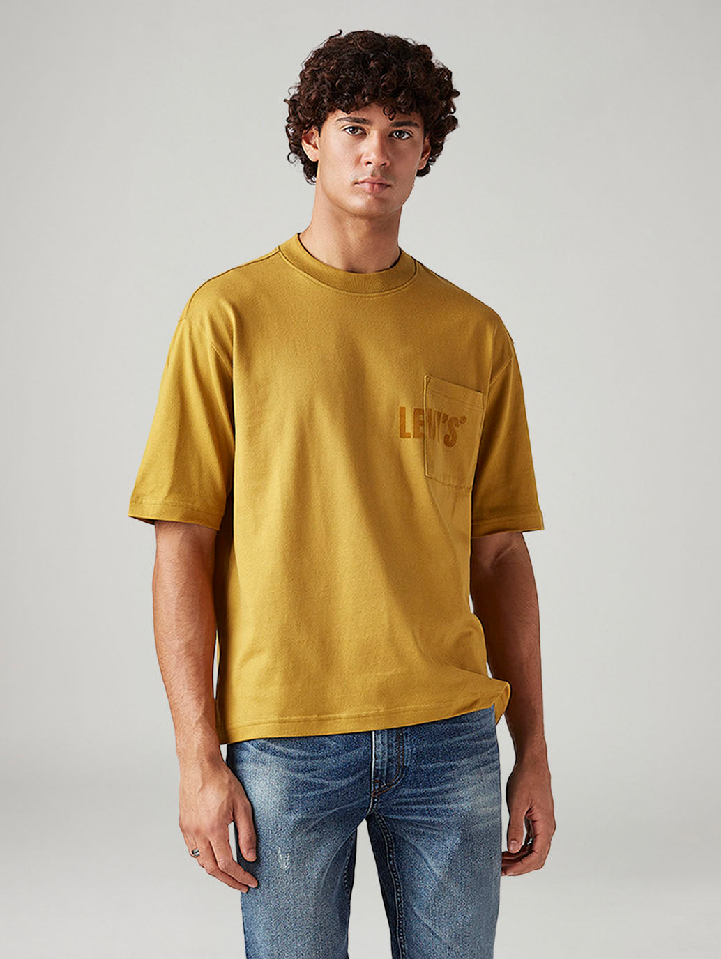 Men's Solid Loose Fit T-Shirt