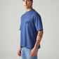 Men's Logo Printed Loose Fit T-Shirt - Side View