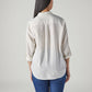 Women's Solid Regular Fit Shirt - Back View