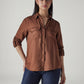 Women's Solid Relaxed Fit Shirt - Styleshot View