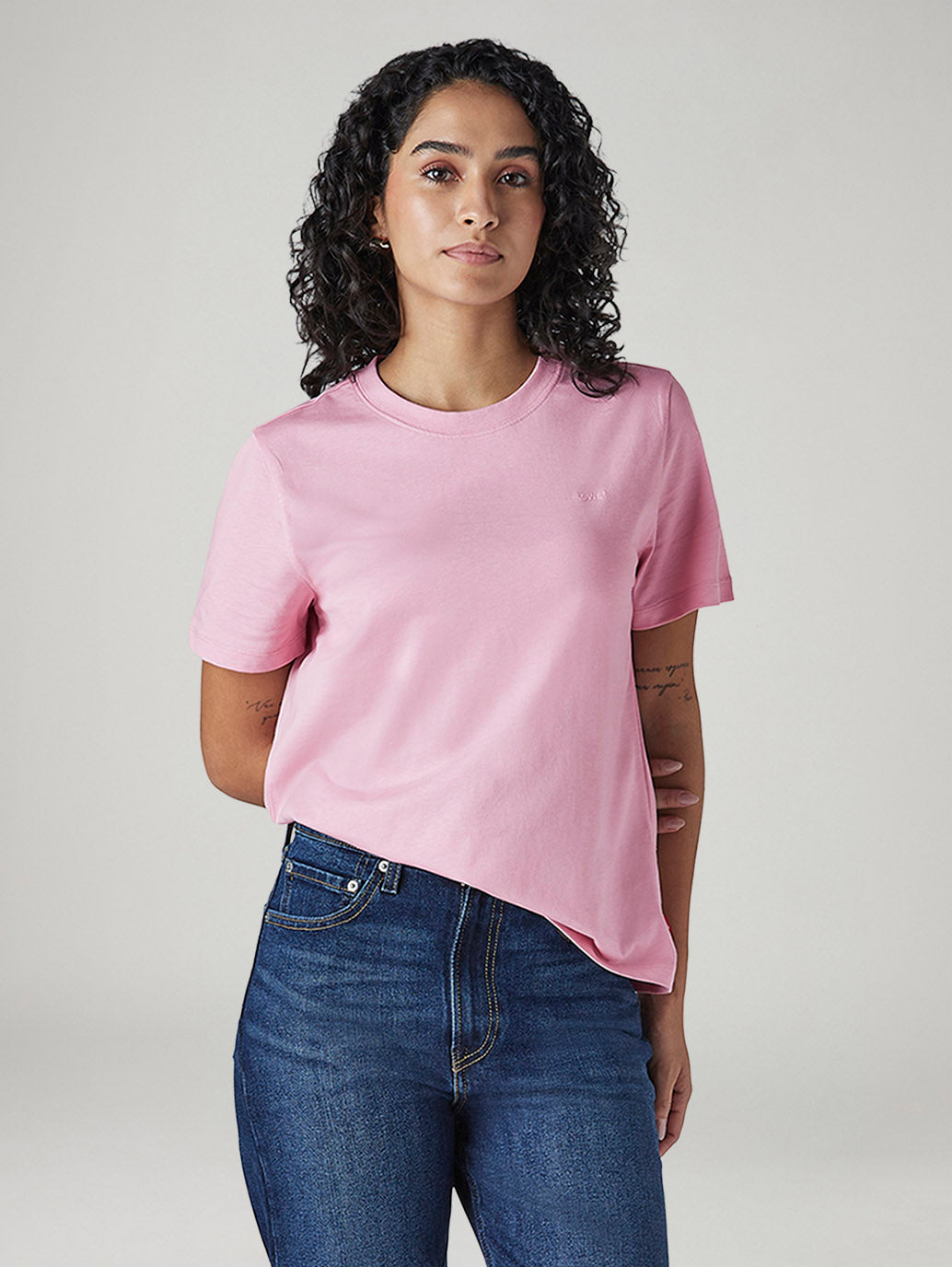 Women's Solid Regular Fit T-Shirt