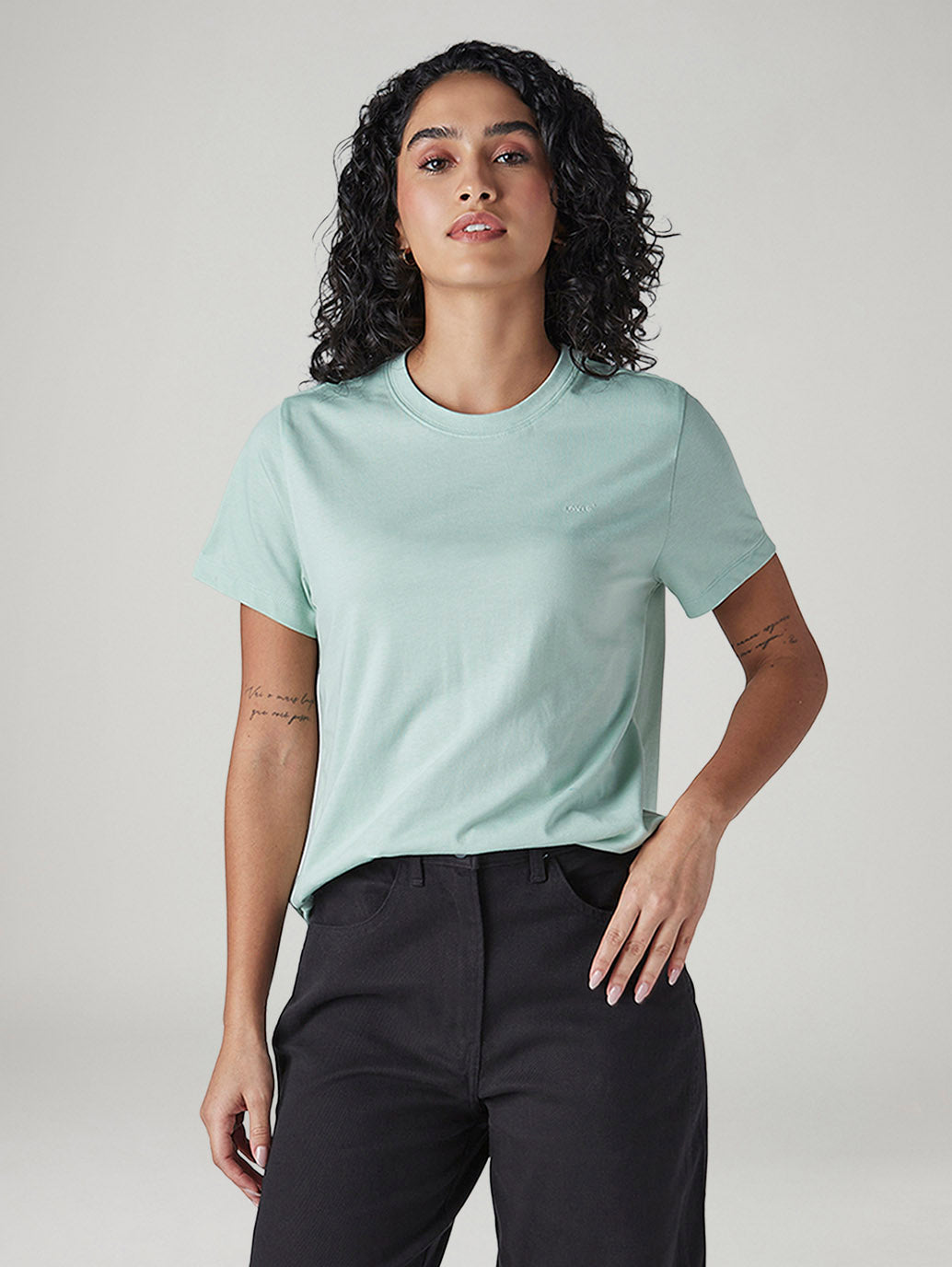 Women's Solid Regular Fit T-Shirt