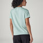 Women's Solid Regular Fit T-Shirt - Back View