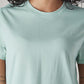 Women's Solid Regular Fit T-Shirt - Detail View