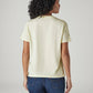 Women's Solid Regular Fit T-Shirt - Back View