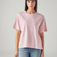 Women's Solid Relaxed Fit T-Shirt - Front View