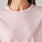 Women's Solid Relaxed Fit T-Shirt - Detail View