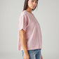 Women's Solid Relaxed Fit T-Shirt - Side View