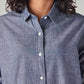 Women's Solid Relaxed Fit Denim Shirt - 20 View