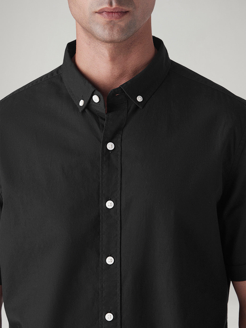 Men's Solid Slim Fit Poplin Shirt - 20 View