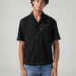 Men's Solid Relaxed Fit Poplin Shirt - Front View