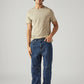 Men's 568 Dark Blue Loose Fit Mid Rise Jeans - Styleshot View
