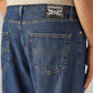 Men's 568 Dark Blue Loose Fit Mid Rise Jeans - Detail View