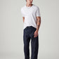 Men's 568 Dark Blue Loose Fit Mid Rise Jeans - Styleshot View