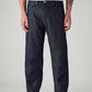 Men's 568 Dark Blue Loose Fit Mid Rise Jeans - Front View