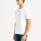 Men's Redloop Solid White Relaxed Fit T-shirt - Side View