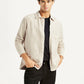 Men's Redloop Self Design Beige Shacket - Styleshot View