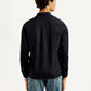 Men's Redloop Solid Black Slim Fit Shirt - Back View