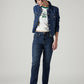 Women's Dark Indigo Wedgie Slim Fit Mid Rise Jeans - Styleshot View