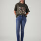 Women's Blue Wedgie Slim Fit Mid Rise Jeans - Styleshot View