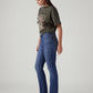 Women's Blue Wedgie Slim Fit Mid Rise Jeans - Side View