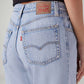 Women's Light Blue Loose Bootcut Fit Mid Rise Jeans - 20 View