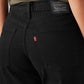 Women's Black Loose Bootcut Fit Mid Rise Jeans - 20 View