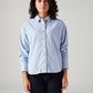 Women's Solid Relaxed Fit Shirt - Front View