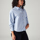 Women's Solid Relaxed Fit Shirt - Side View