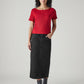 Women's Black Regular Fit High Rise Skirt - 20 View