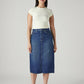 Women's Blue Regular Fit High Rise Skirt - 20 View