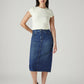 Women's Blue Regular Fit High Rise Skirt - 20 View