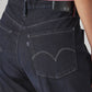 Women's Dark Blue Loose Bootcut Fit High Rise Redloop Jeans - Detail View