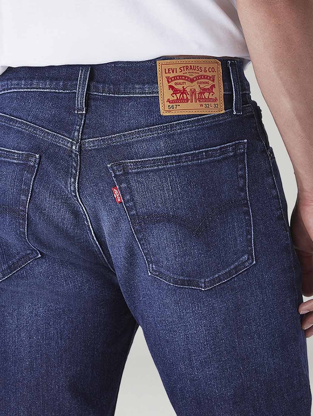 Men's 567 Indigo Bootcut Fit Mid Rise Kooltex Jeans - 20 View