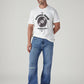 Men's 567 Blue Bootcut Fit Mid Rise Jeans - Styleshot View