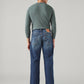 Men's Dark Blue 541 Athletic Tapered Fit Mid Rise Jeans - Back View