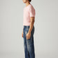 Men's 567 Blue Bootcut Fit Mid Rise Jeans - Side View