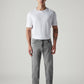 Men's 555 Grey Relaxed Straight Fit Mid Rise Jeans - Front View