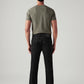 Men's 513 Black Slim Straight Fit Mid Rise Jeans - Back View