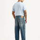 Men's Tinted 568 Blue Loose Fit Mid Rise Jeans - Back View