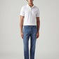 Men's 541 Blue Athletic Tapered Fit Mid Rise Redloop Jeans - Front View