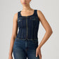 Levi's® Women's Vintage Zip Vest - Styleshot View