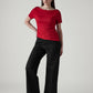 Women's Wide Leg Fit High Rise Redloop Cinched Jeans - Styleshot View