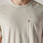 Men's Solid Regular Fit Jersey T-Shirt - Detail View