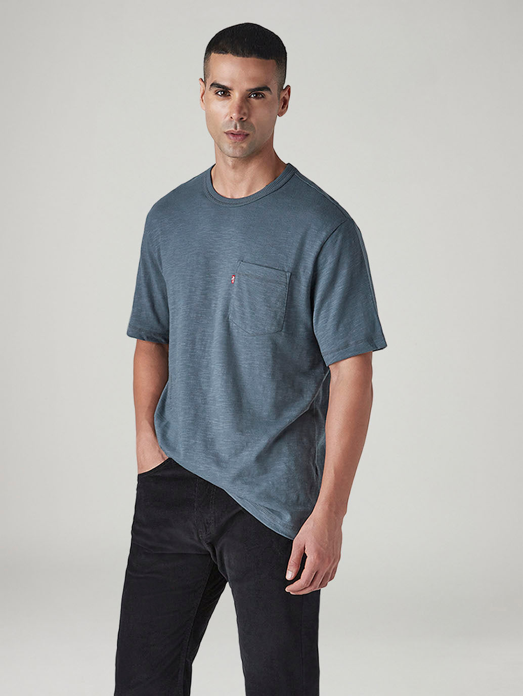 Men's Solid Regular Fit Jersey T-Shirt
