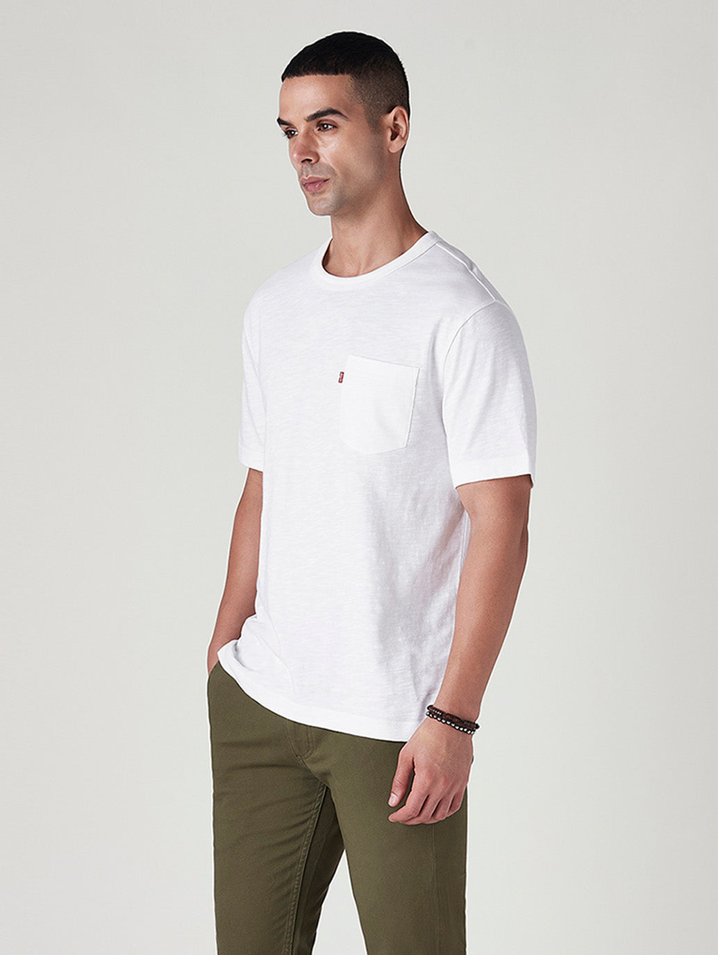 Men's Solid Regular Fit Jersey T-Shirt