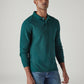 Men's Solid Regular Fit Pique Polo T-Shirt - Side View