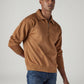 Men's Solid Boxy Fit Zip Collar Sweatshirt - Side View