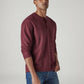 Men's Solid Regular Fit Waffle T-Shirt - Side View