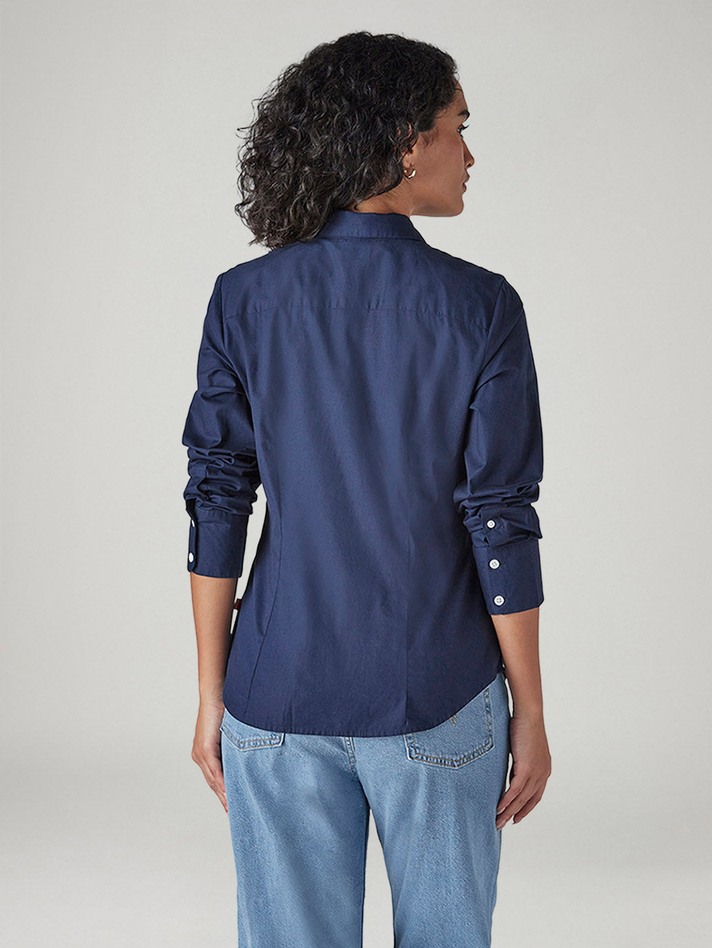 Women's Solid Slim Fit Poplin Shirt - 20 View